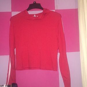 Red crop top